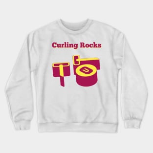 Curling rocks Crewneck Sweatshirt